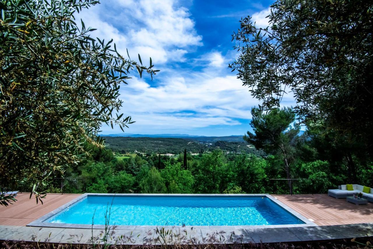 Villa Lumineuse Avec Piscine Clim 1Ere Etage Vue Panoramique Sur Les Montagnes Sur Le Site De La Sainte-Victoire Le Tholonet Zewnętrze zdjęcie