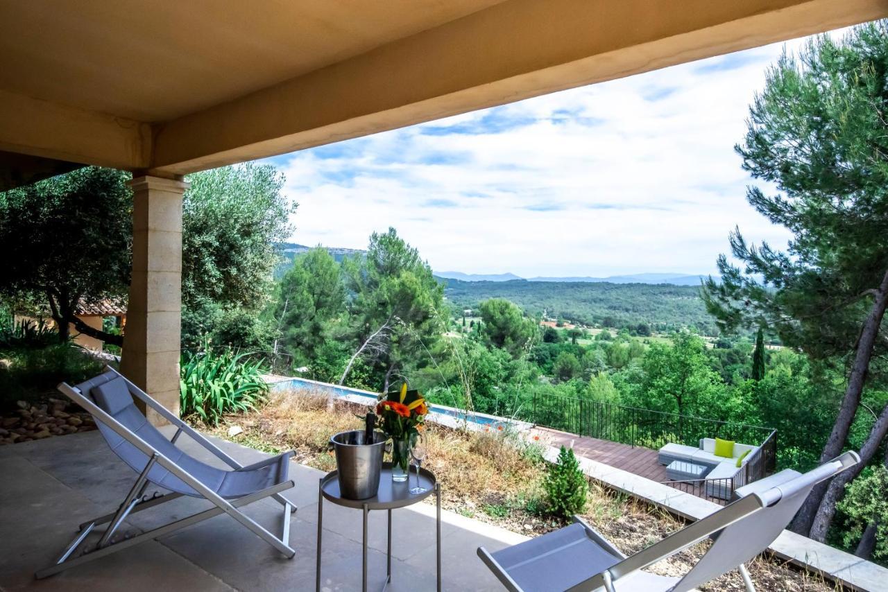Villa Lumineuse Avec Piscine Clim 1Ere Etage Vue Panoramique Sur Les Montagnes Sur Le Site De La Sainte-Victoire Le Tholonet Zewnętrze zdjęcie